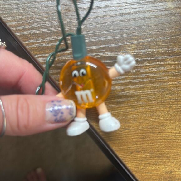 Vintage M&M Candy Character Happy Lights 20 String Set 2 Christmas Lights WORKS - Picture 7 of 9